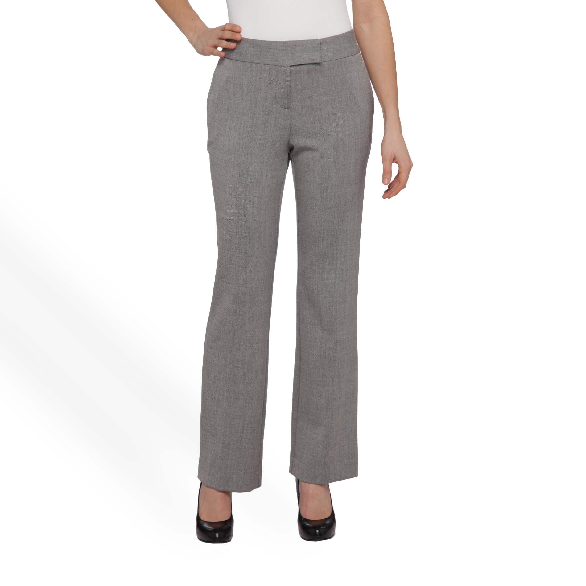 Covington Women's Straight Fit Dress Pants - Tweed
