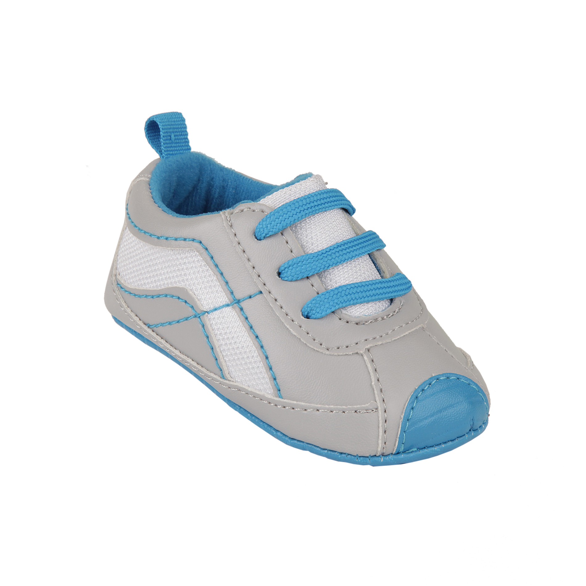 Little Wonders Infant Boy's Gray/Blue Athletic Shoe