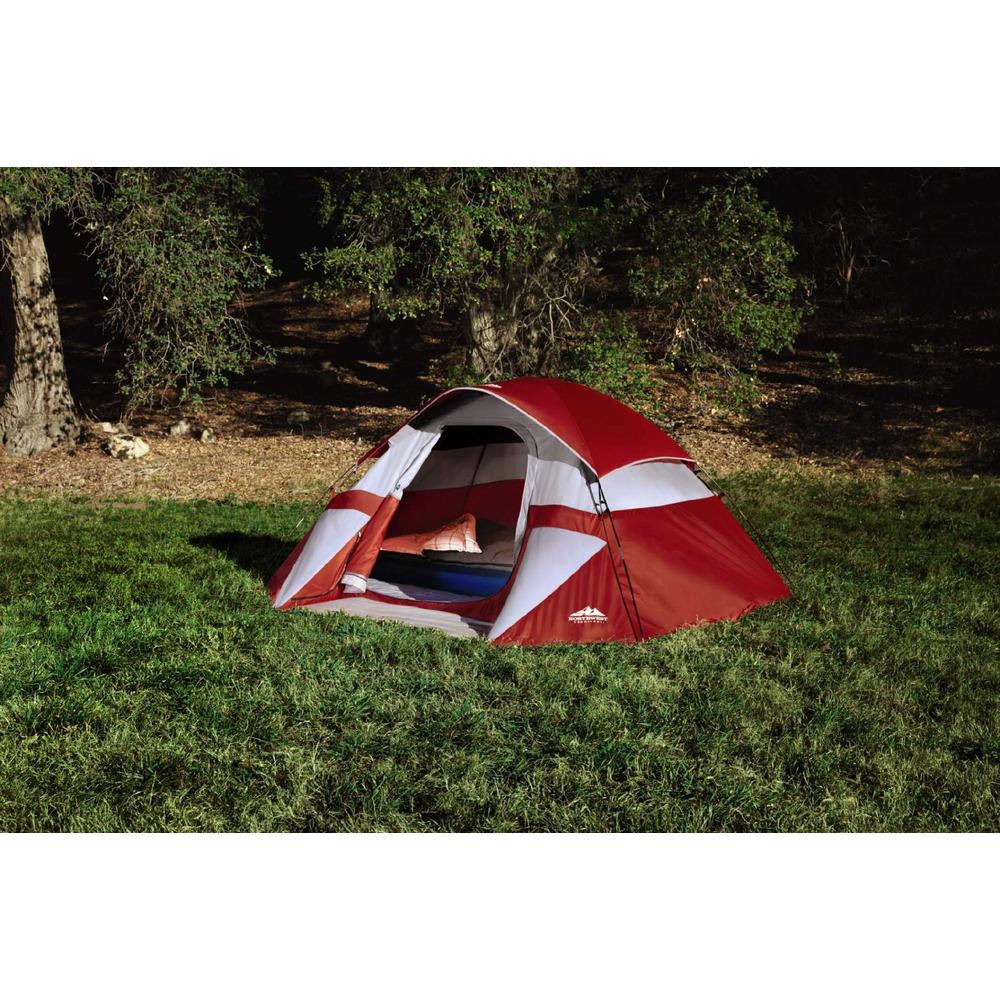 Northwest Territory 9' x 7' Sierra Dome Tent - Red