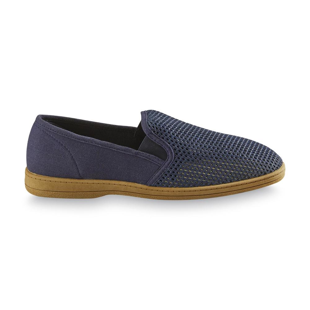 Basic Editions Men's Casual Canvas Mesh 3 - Navy