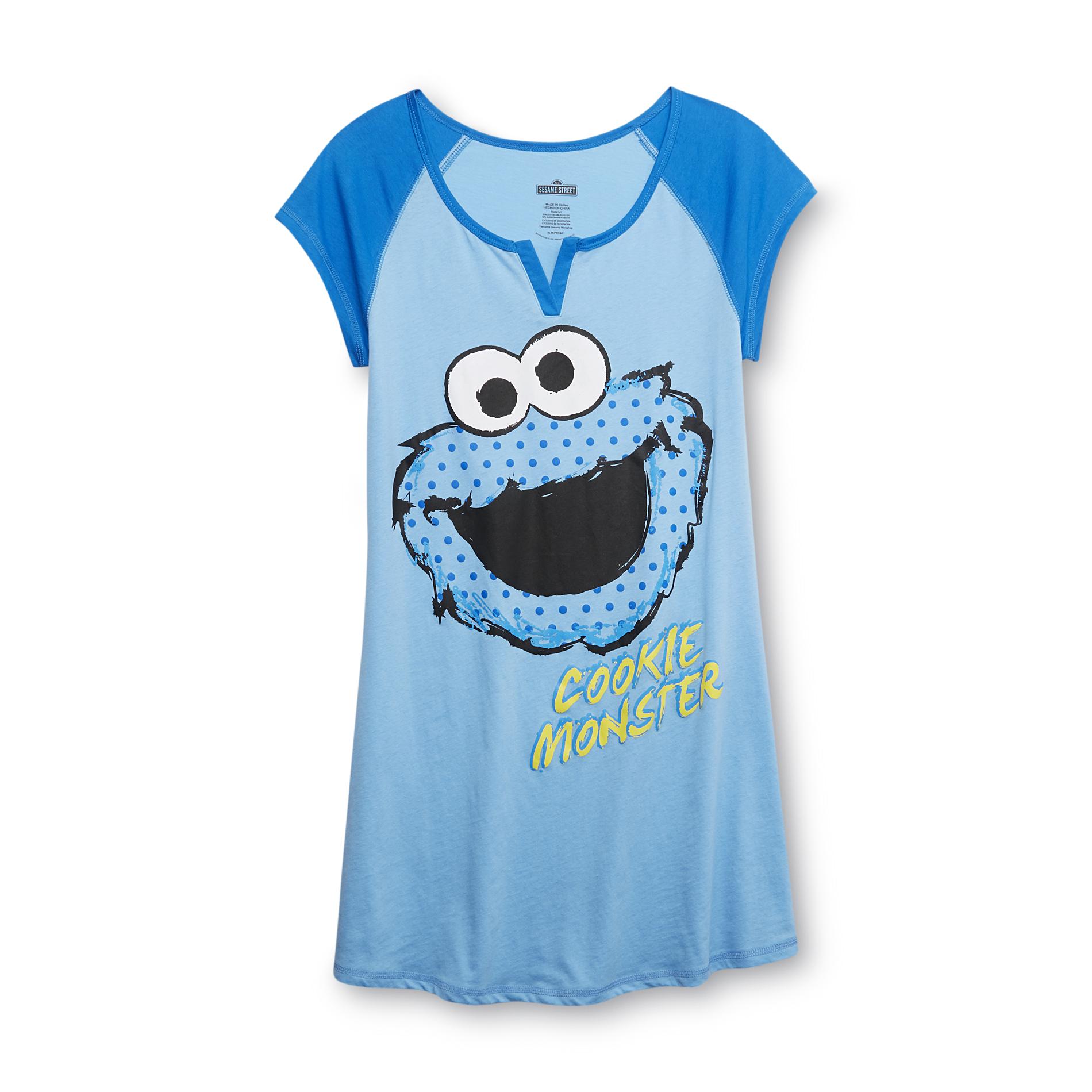 Sesame Street Women's Nightgown - Cookie Monster