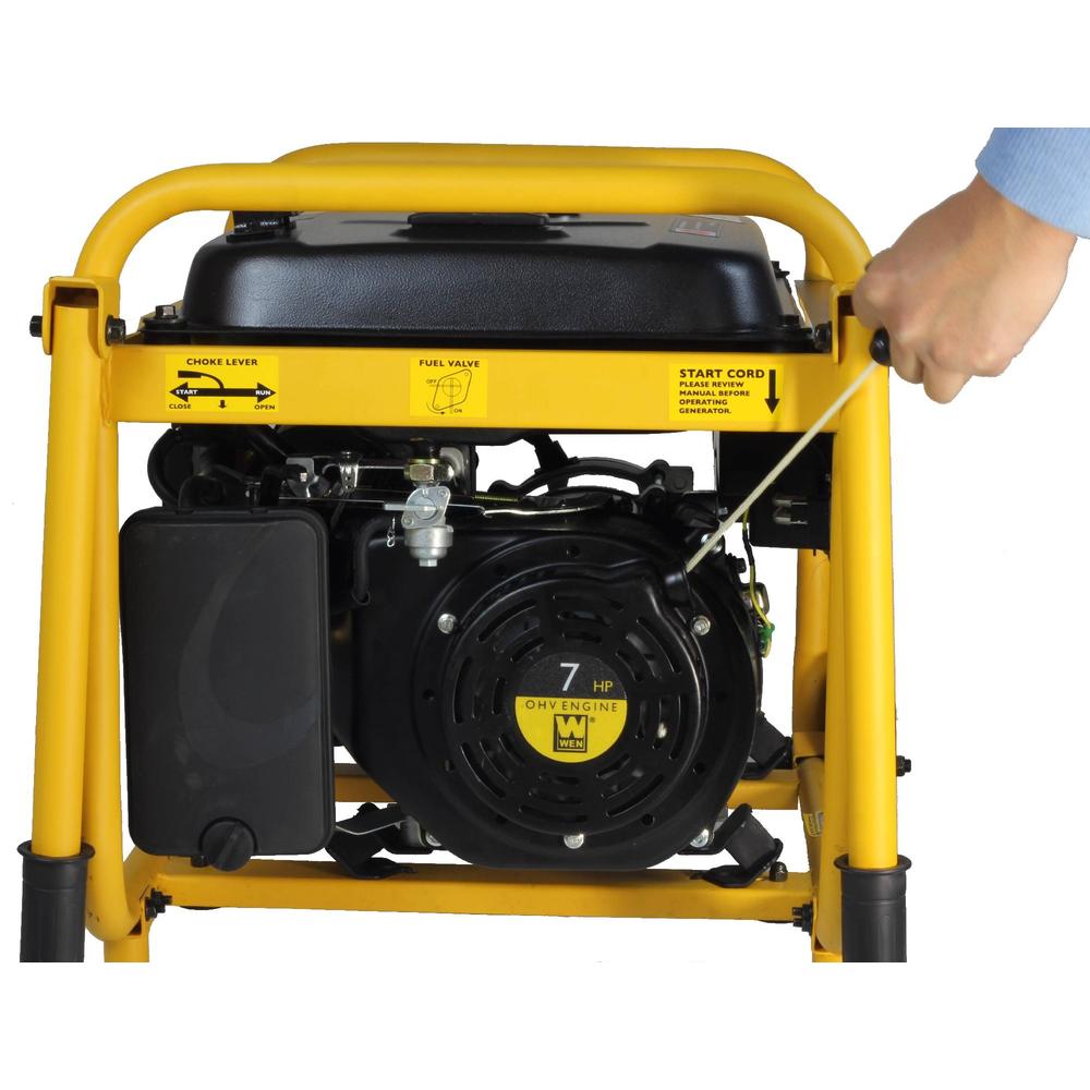 WEN 56352-CA 3500 Watt Gas Generator w/ Wheel Kit (CARB Compliant)
