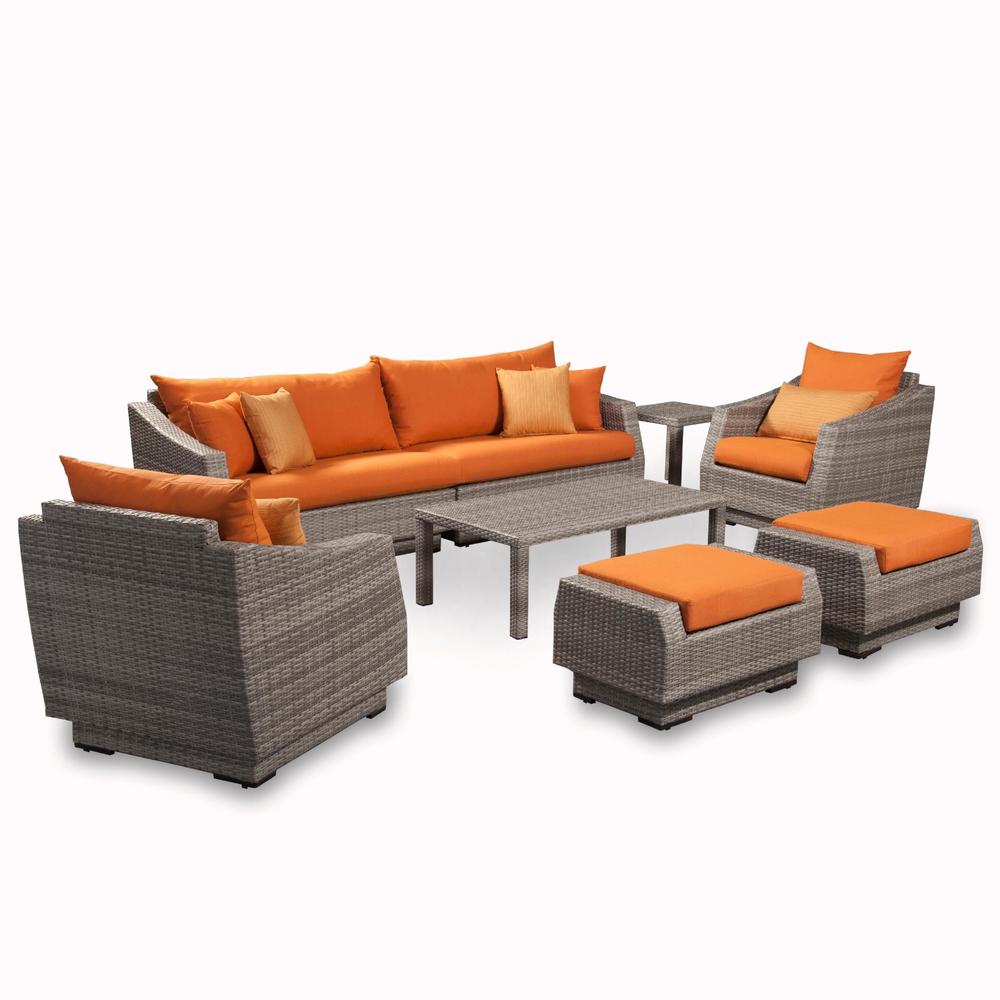 RST Brands Cannes&#8482; 8pc  2pc Sofa and Club Chair Seating Group
