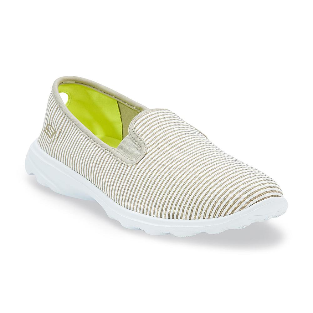 Skechers Women's On the GO Preppy Casual Athletic Shoe - Tan/White
