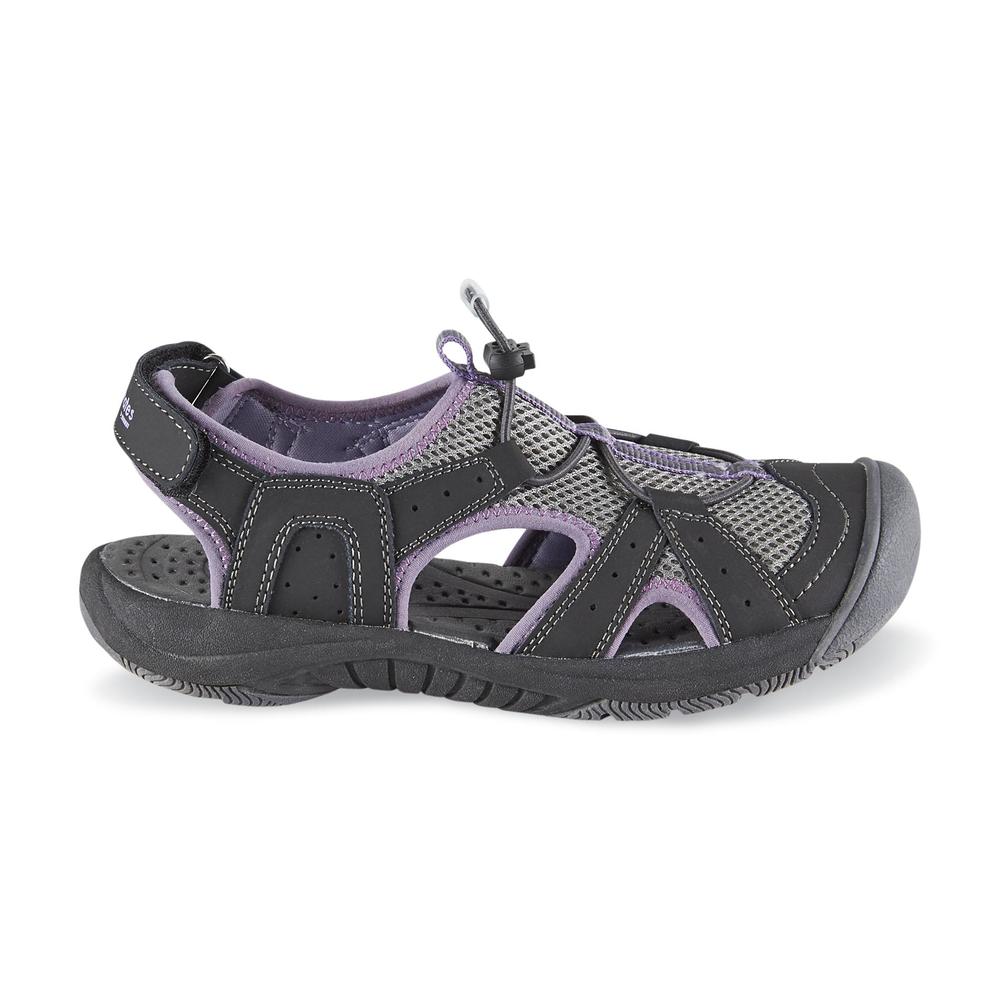 Khombu Women's Patomac Gray/Purple Athletic Sandal