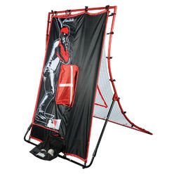 Franklin Sports Baseball Pitching Target and Rebounder Net - 2-in-1 Pitch Trainer + Pitchback Net - Baseball Return Screen + Pit