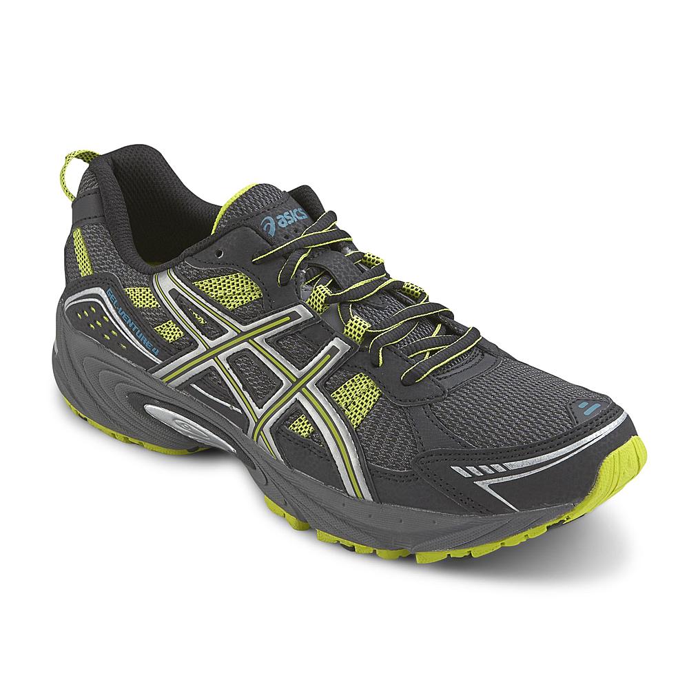 ASICS Men's GEL-Venture 4 Black/Gray Running Shoe