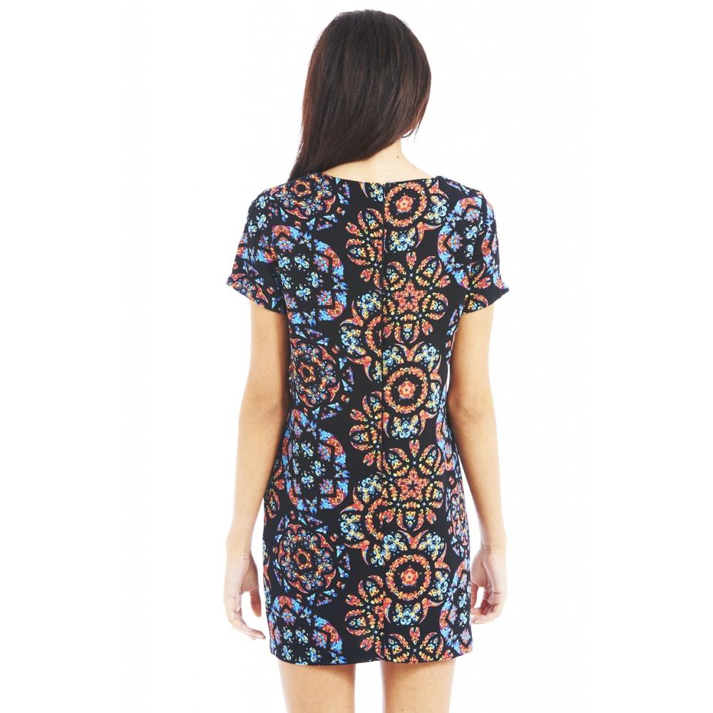 AX Paris Women&#8217;s Multi Print Swing Dress  - Online Exclusive