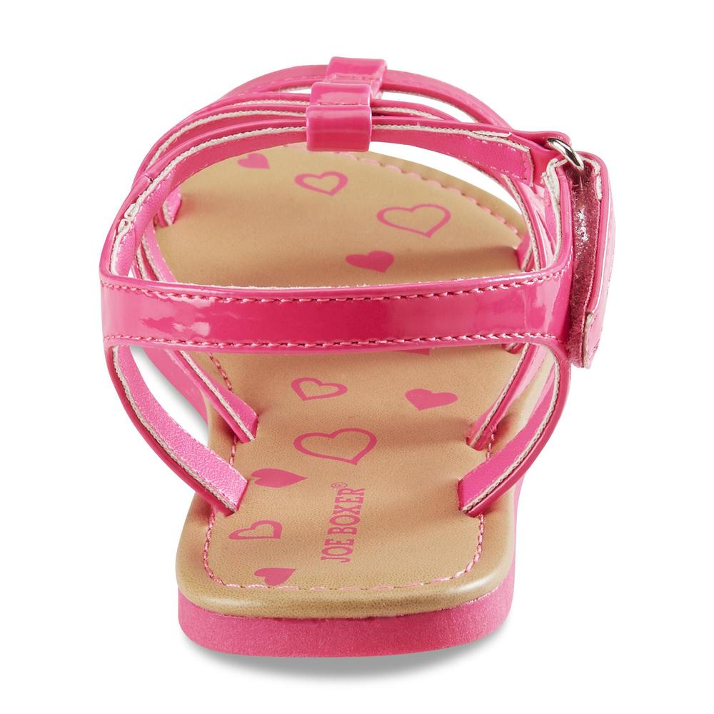 Joe Boxer Girl's Spencer Neon Pink Patent Sandal