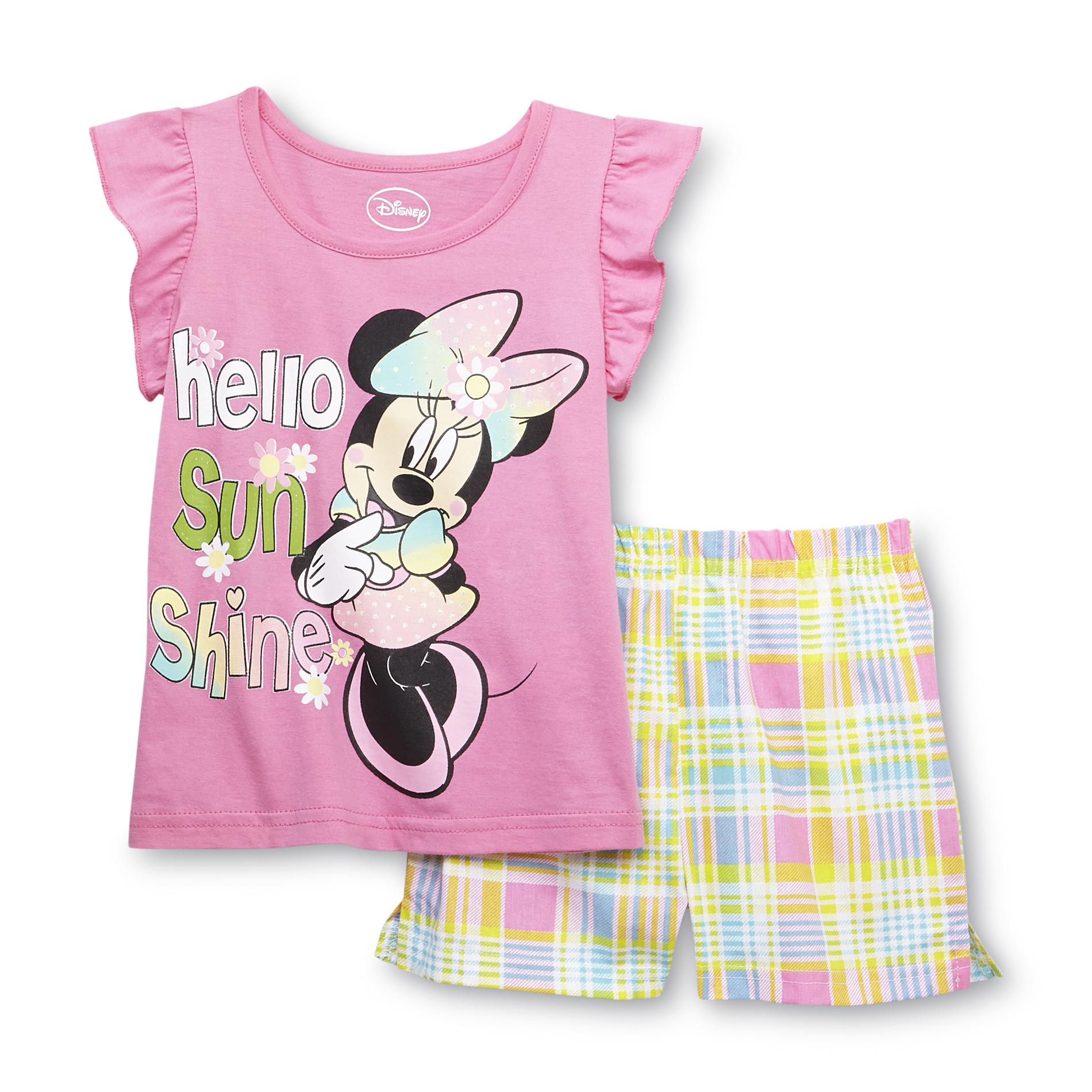 Disney Minnie Mouse Infant & Toddler Girl's Graphic T-Shirt & Shorts