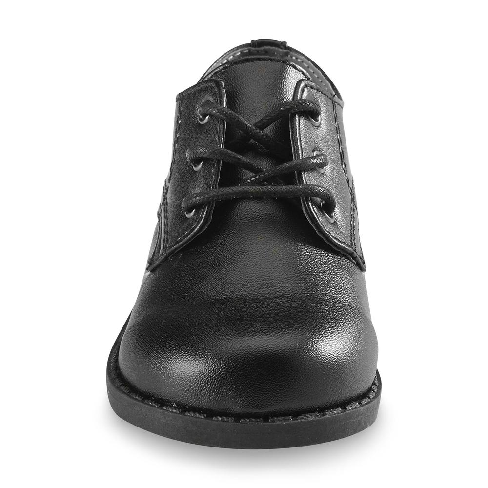 Joseph Allen Toddler Boy's JA23481 Black Oxford Dress Shoe