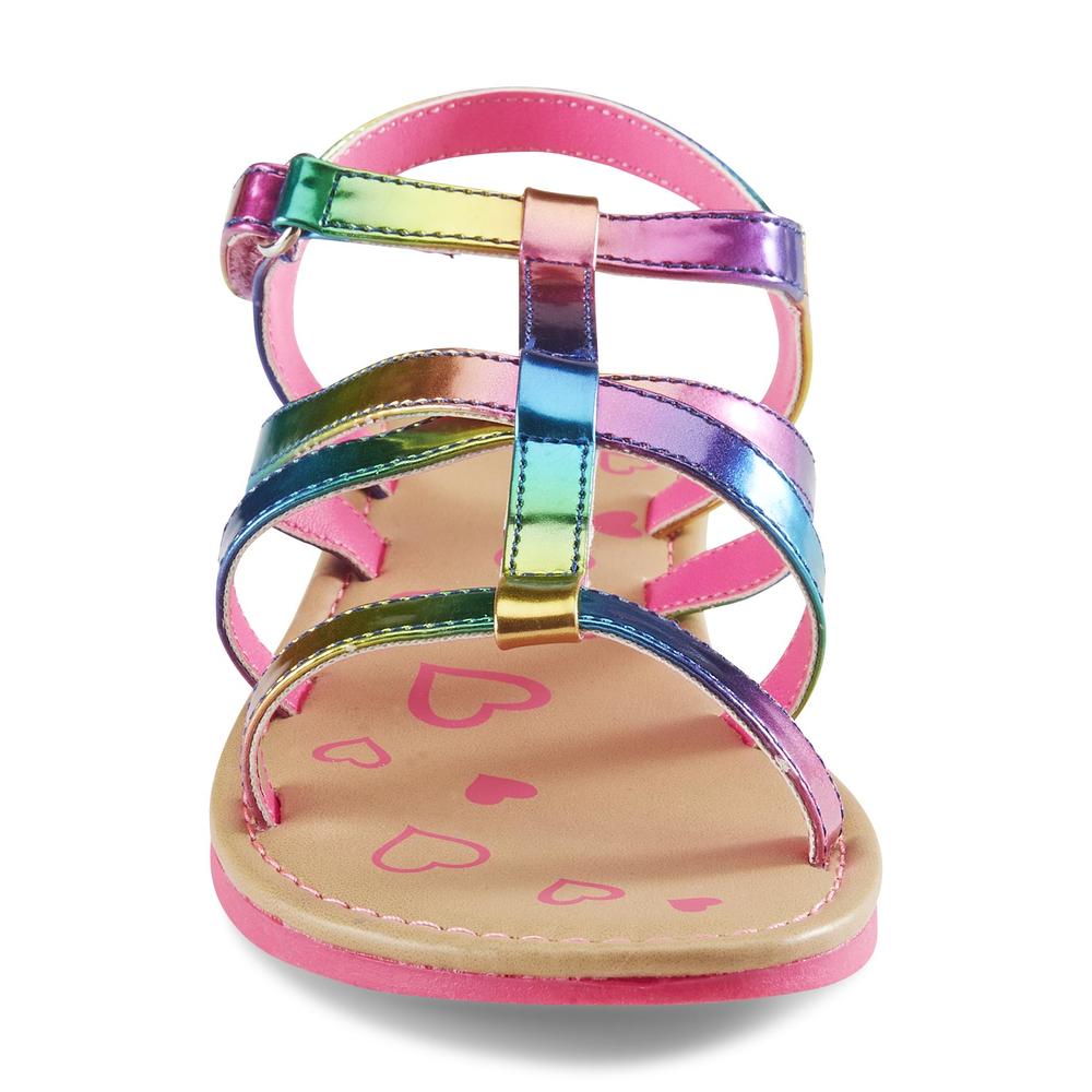 Joe Boxer Girl's Spencer Multicolor Ombre Sandal