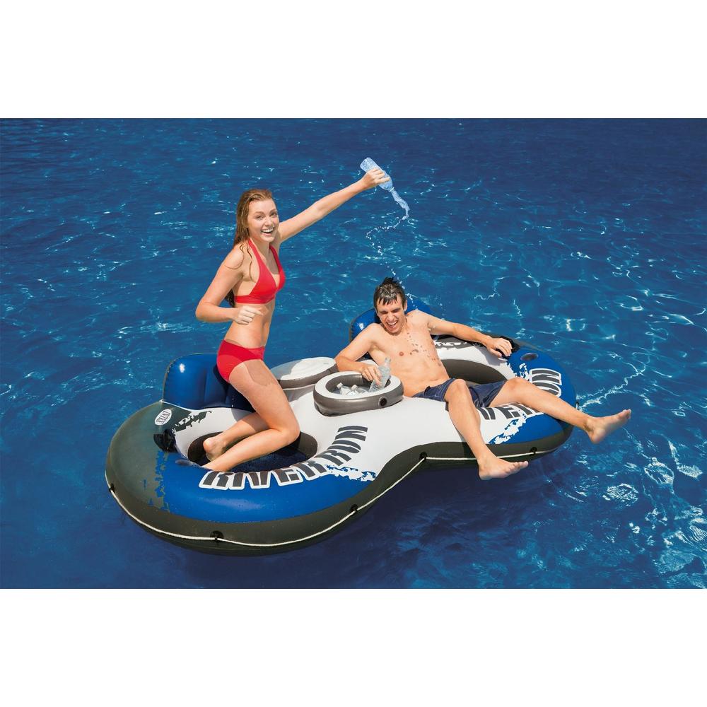 Intex River Run II Lounge with Built in Cooler