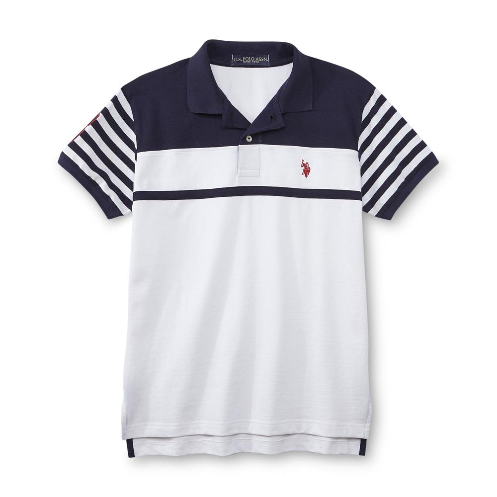 U.S. Polo Assn. Men's Slim-Fit Polo Shirt - Striped