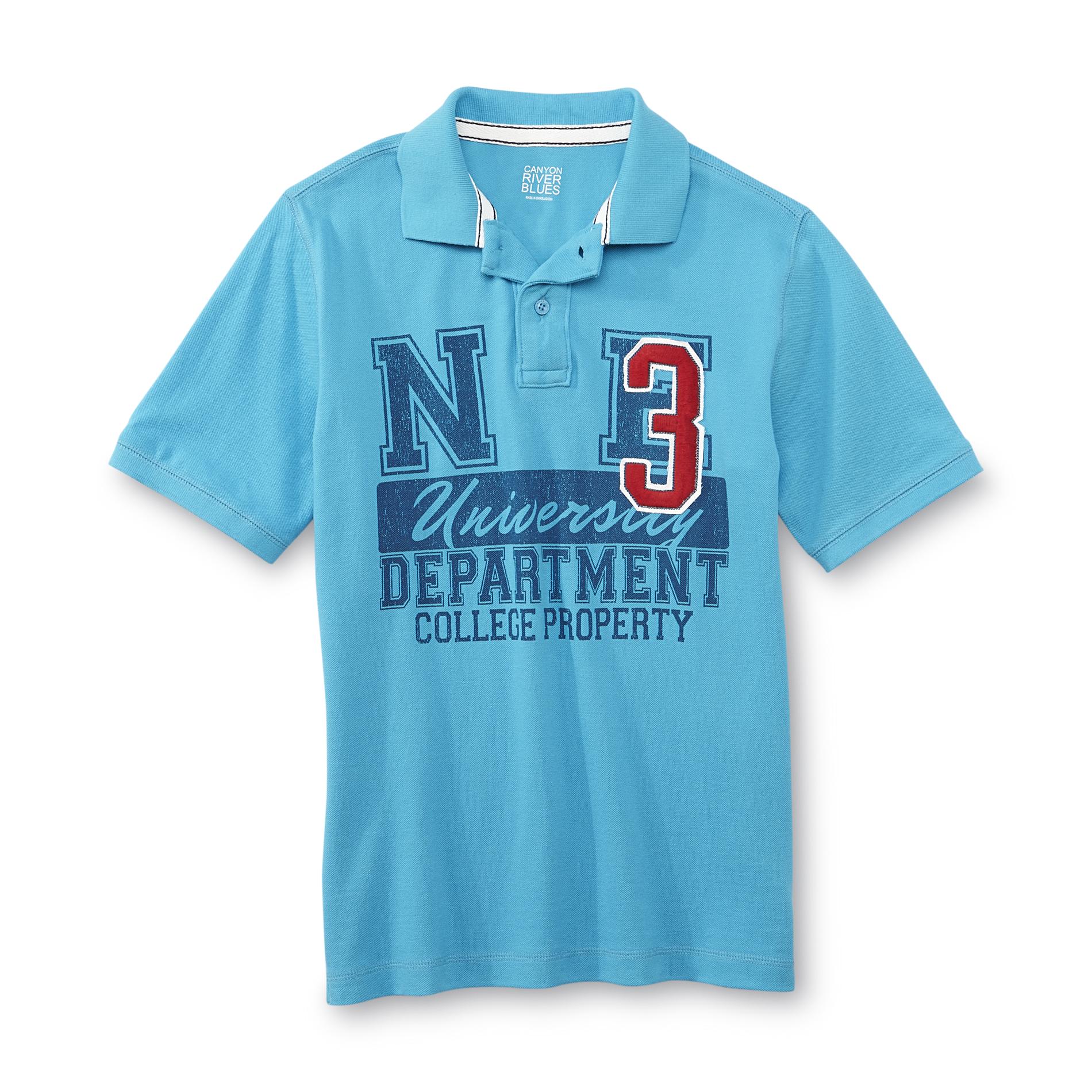Canyon River Blues Boy's Graphic Polo Shirt - University Dept.