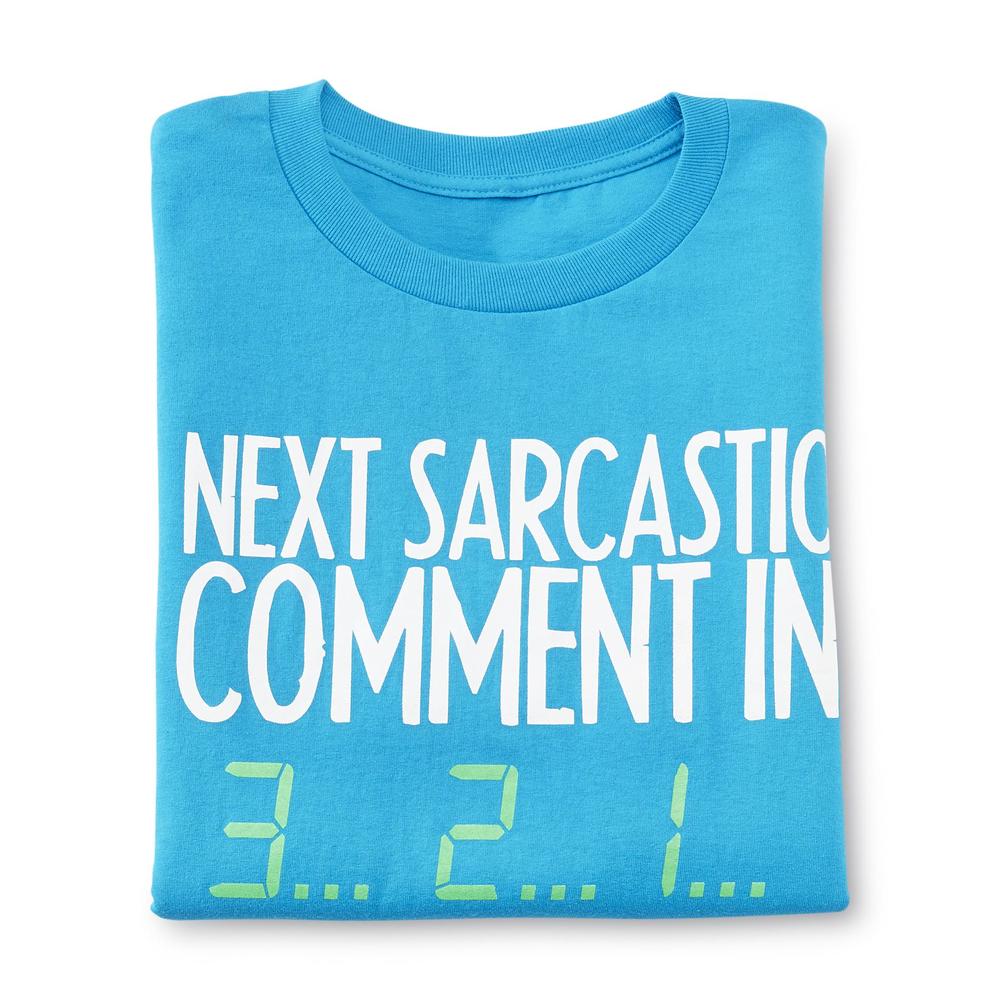 Young Men's Graphic T-Shirt - Sarcastic Comment