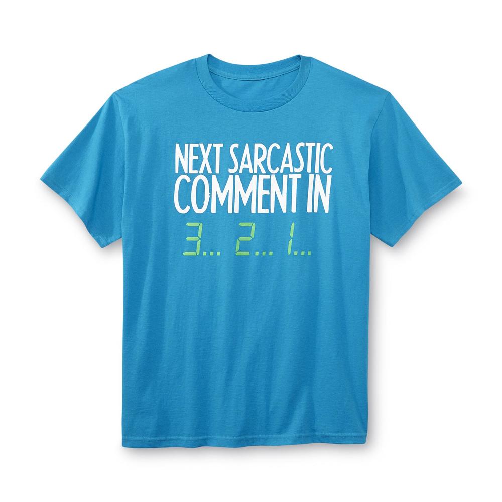 Young Men's Graphic T-Shirt - Sarcastic Comment