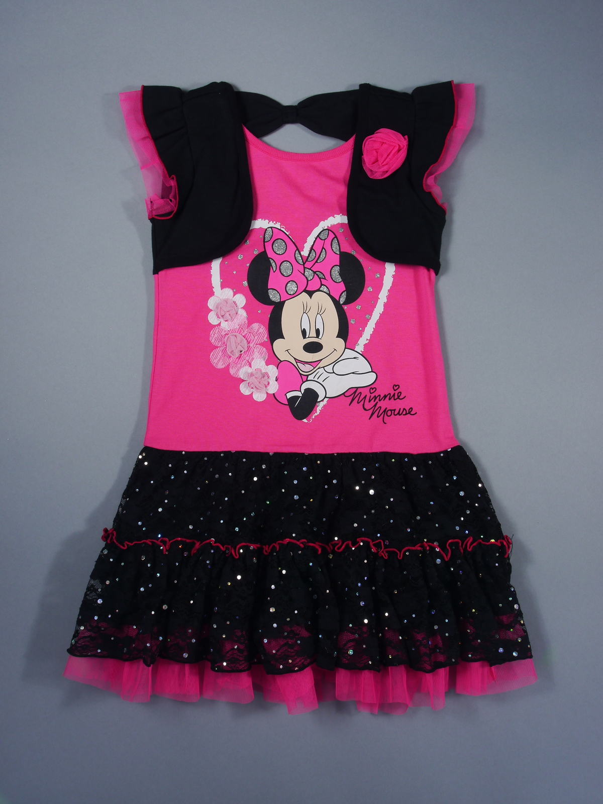 Disney Girl's Minnie Mouse Shrug Dress