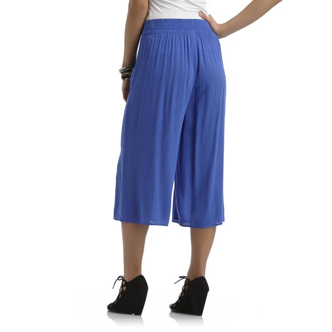 Metaphor Women's Crinkle Gauze Gaucho Pants
