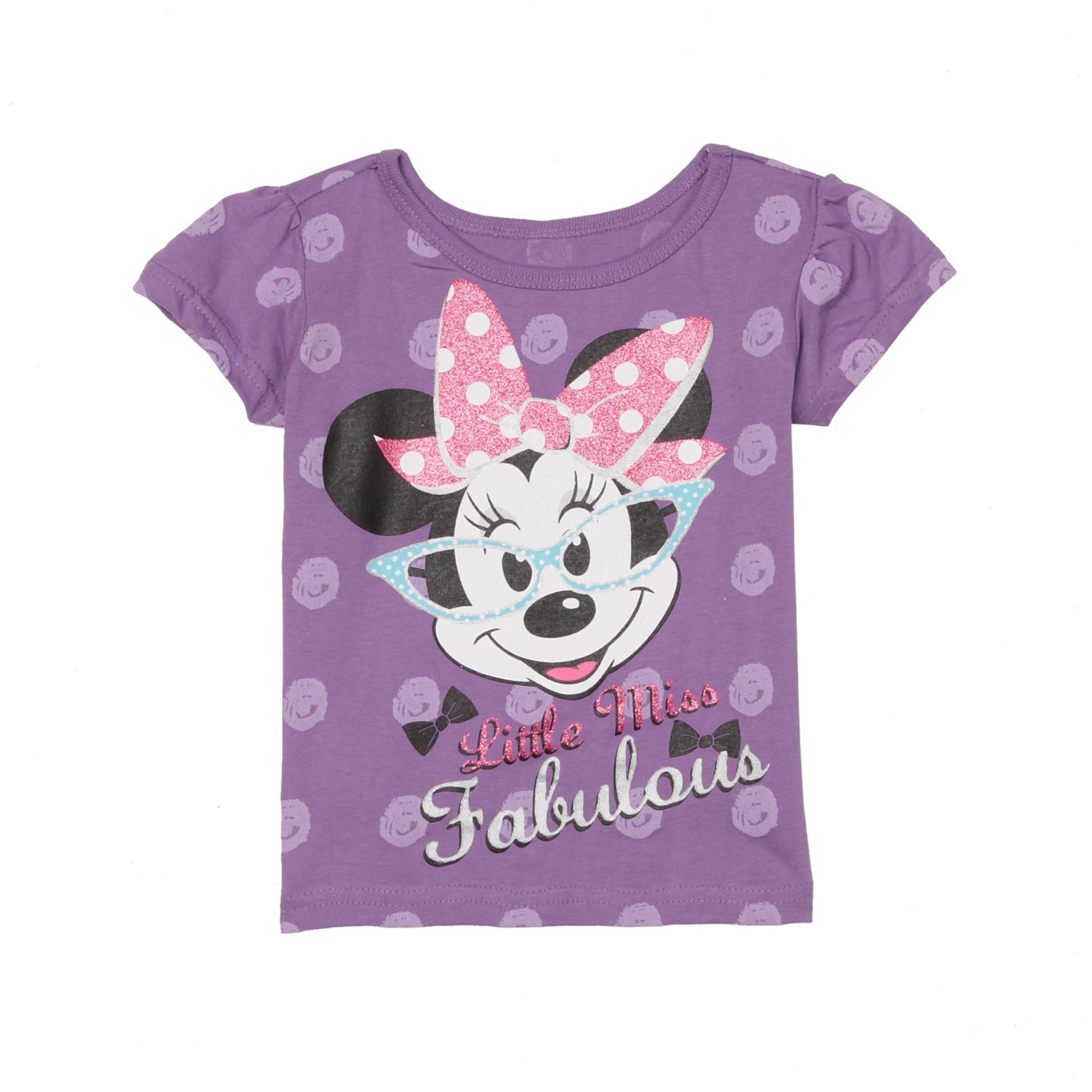 Disney Toddler Girl's T-Shirt - Minnie Mouse