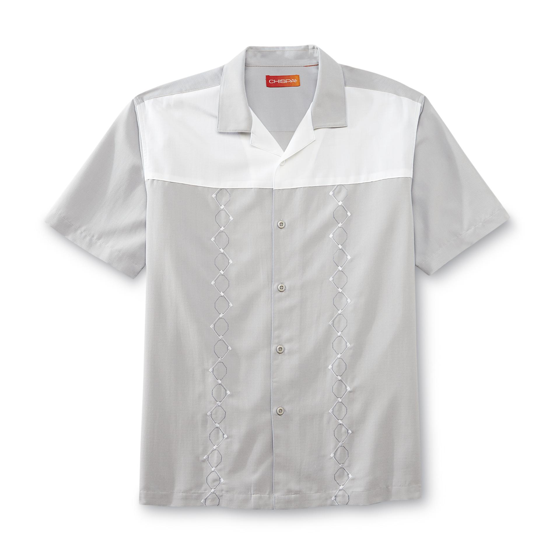 Chispa Men's Short-Sleeve Casual Shirt - Hexagon