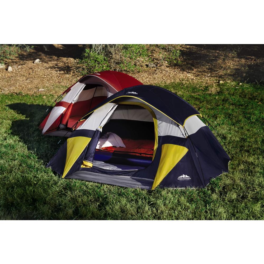 Northwest Territory 9' x 7' Sierra Dome Tent - Red