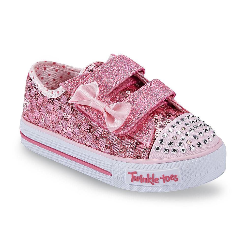 Skechers Toddler Girl's Sweet Steps Light-Up Athletic Shoe - Pink