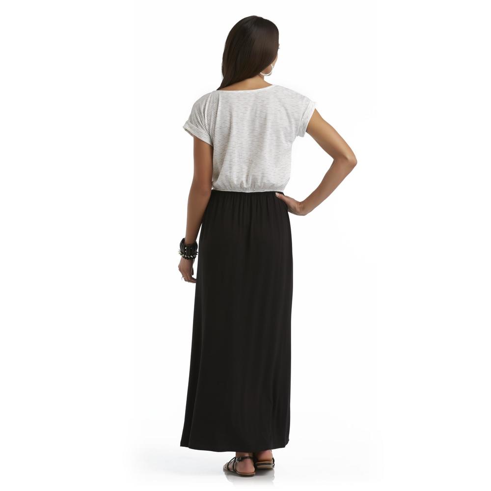 Wallpapher Women's Short-Sleeve Knit Maxi Dress - Fashion