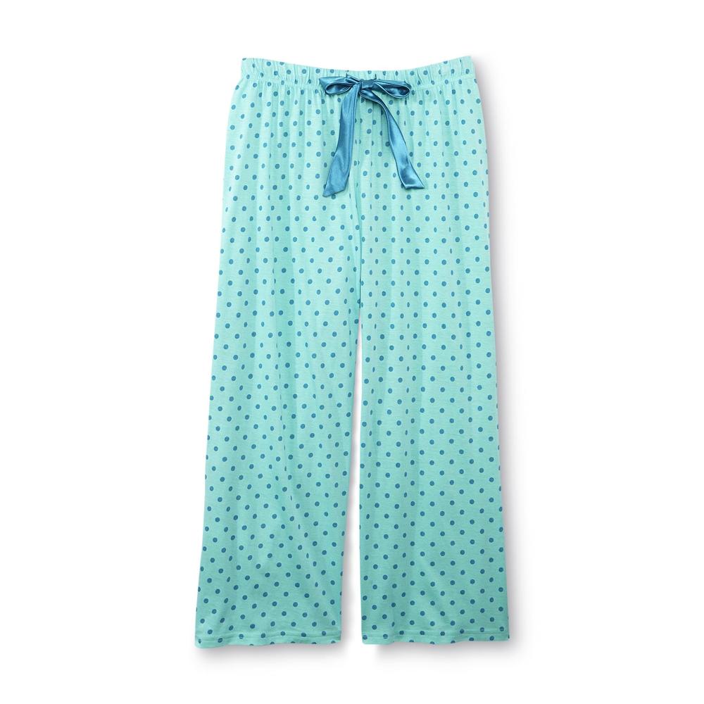 Covington Women's Short-Sleeve Pajama Top & Capris - Polka Dot