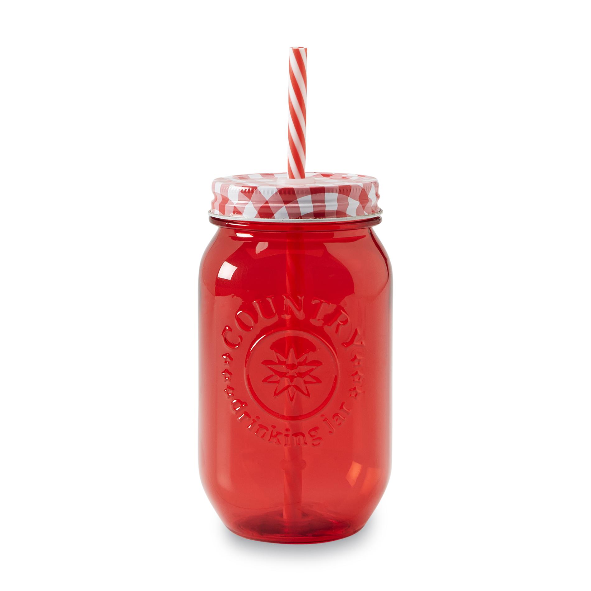Drinking Jar Straw Cup