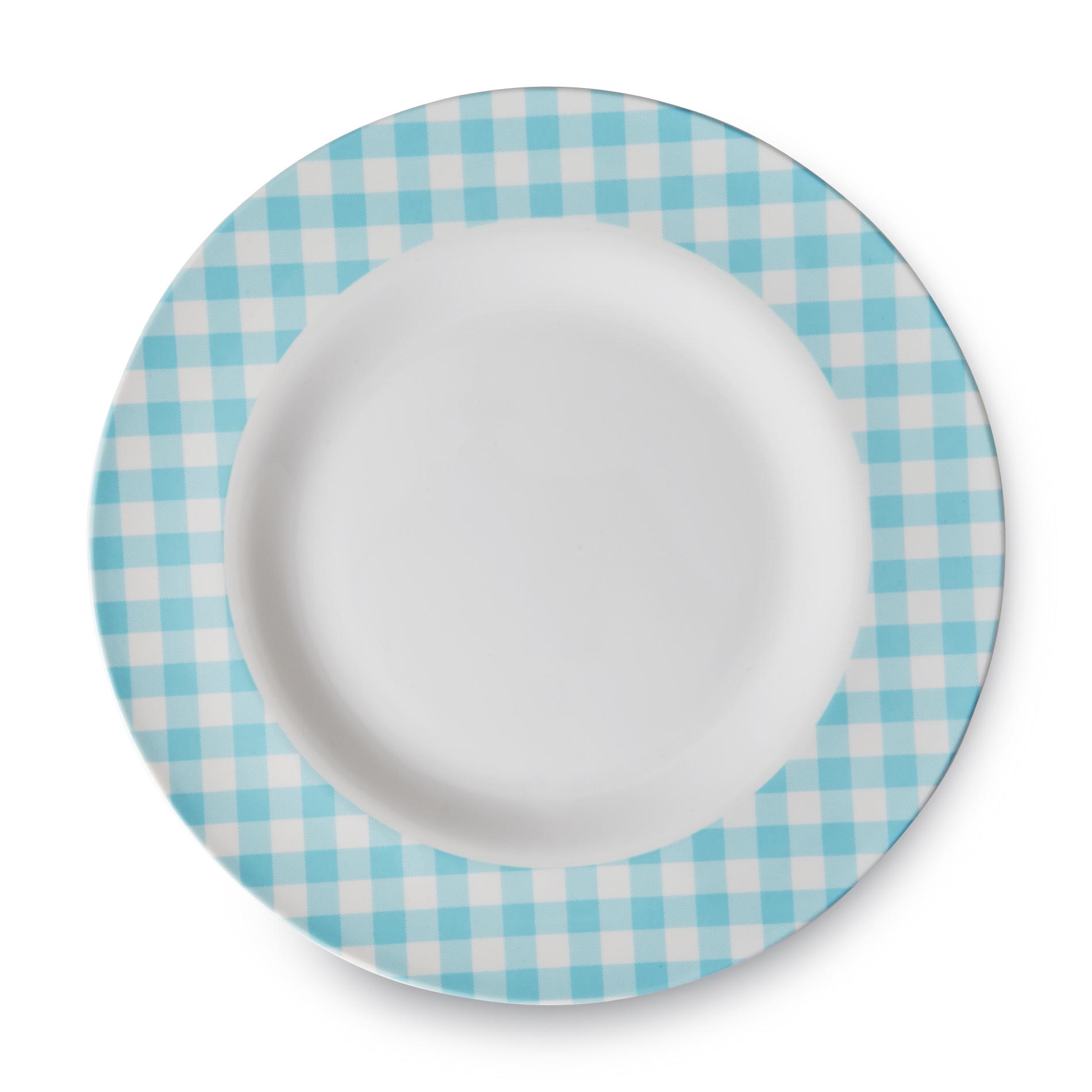 Essential Home Melamine Dinner Plate - Gingham