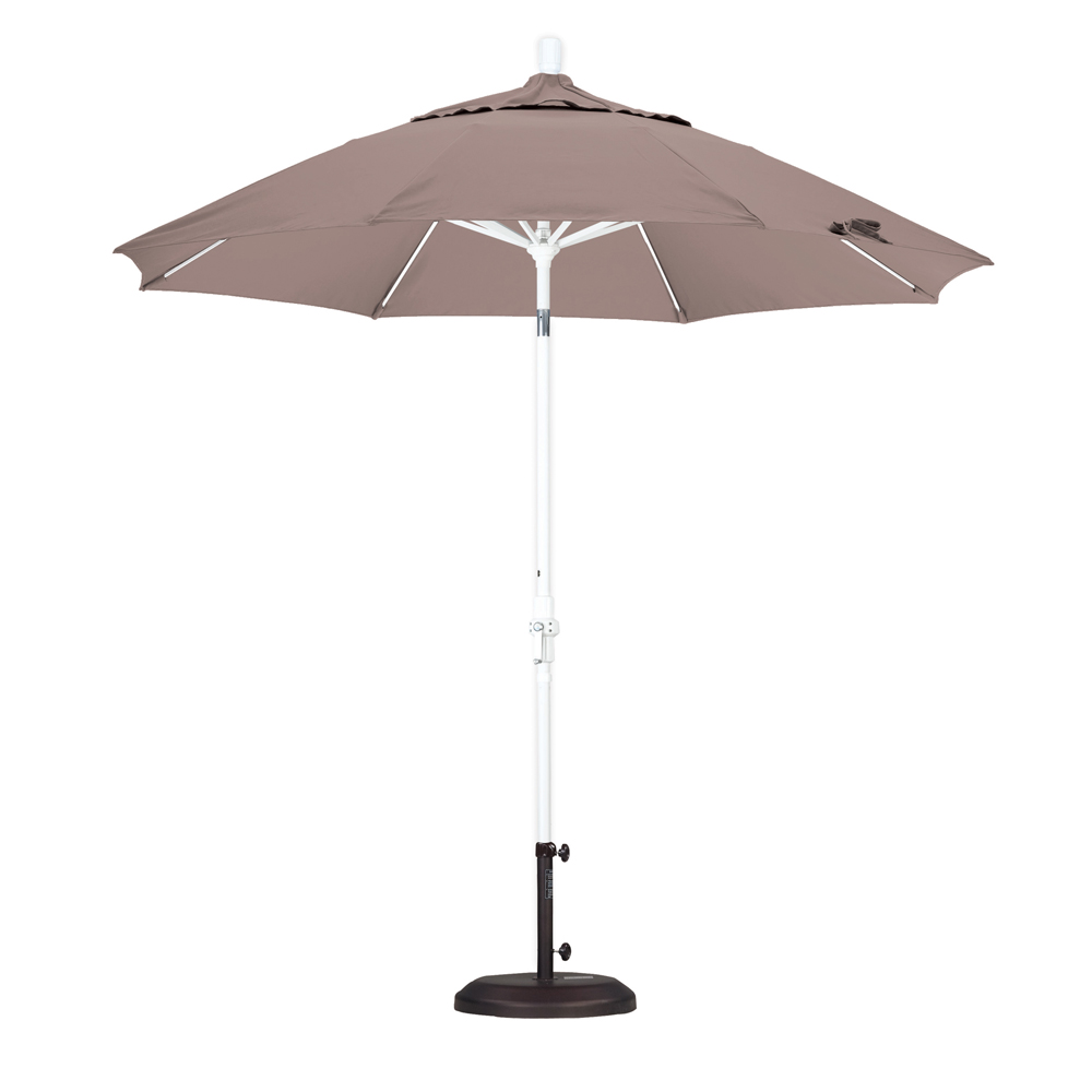 California Umbrella 9' Market Umbrella Collar Tilt-Olefin, Choice of Color