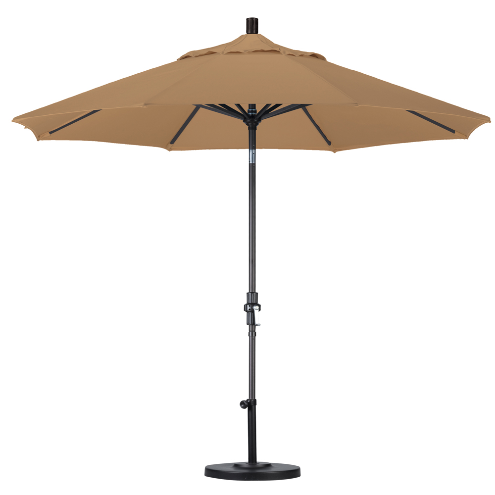 California Umbrella 9'  Market Umbrella Collar Tilt-Pacifica, Choice of Color