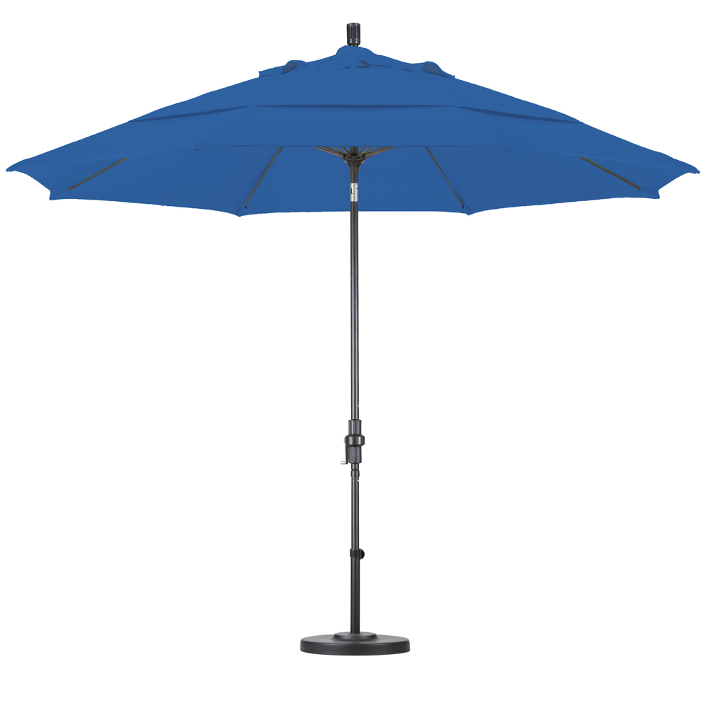 California Umbrella 11' Market Umbrella Collar Tilt-Olefin, Choice of Color