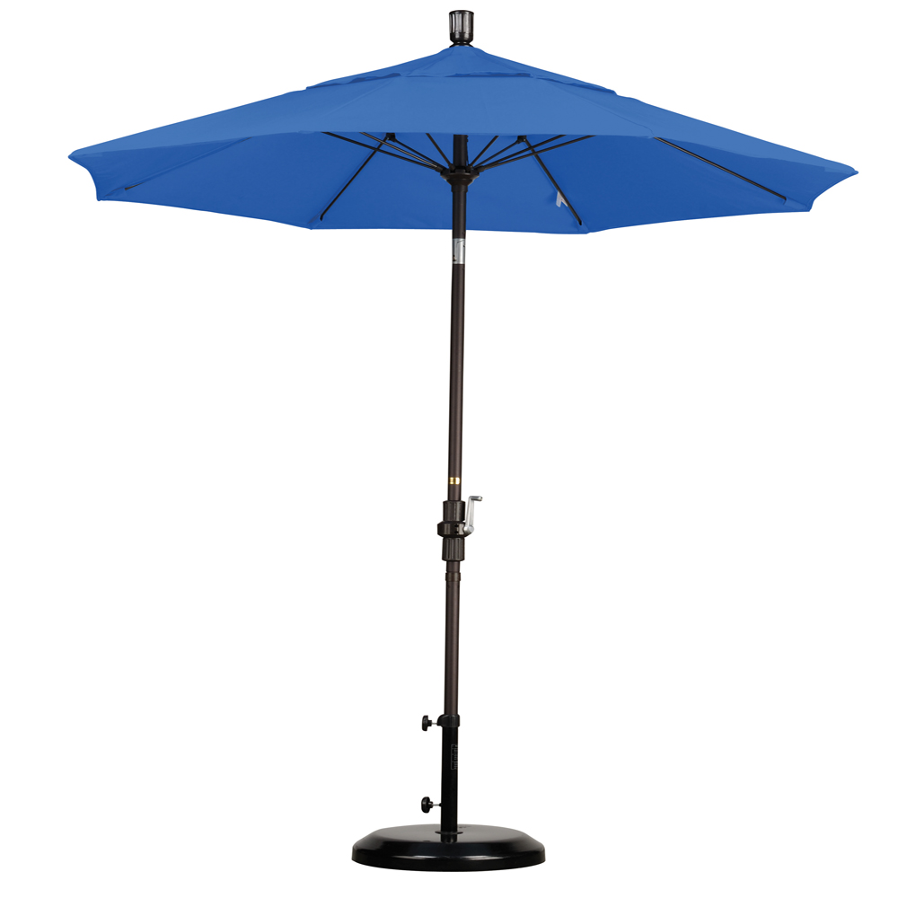 California Umbrella 7.5' Market Umbrella Collar Tilt-Olefin, Choice of Color