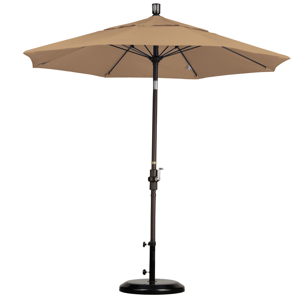 California Umbrella 7.5' Market Umbrella Collar Tilt-Pacifica, Choice of Color