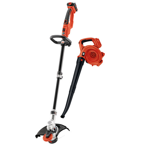 BLACK+DECKER LCC420  String Trimmer and Sweeper Lithium Ion Combo Kit, 20-volt