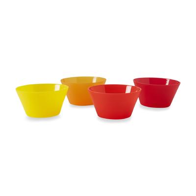 Essential Home 4-Pack Plastic Bowls