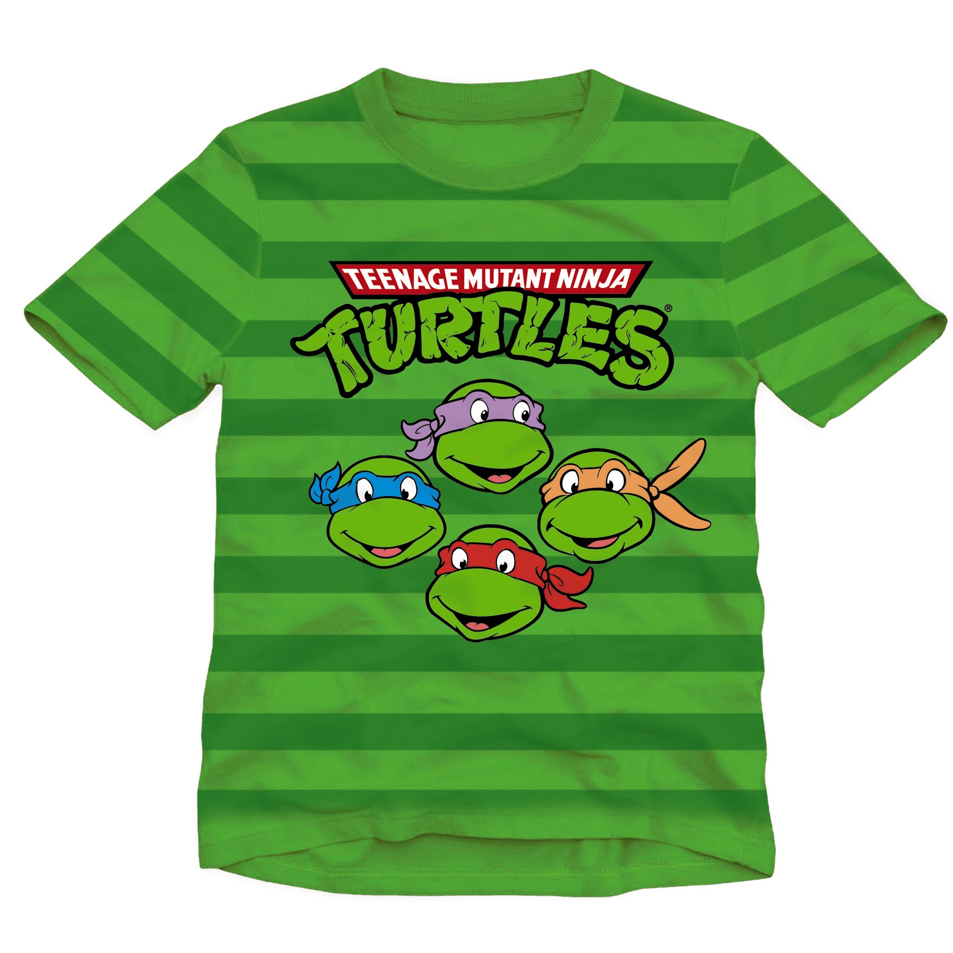Nickelodeon Teenage Mutant Ninja Turtles Toddler Boy's T-Shirt - Striped