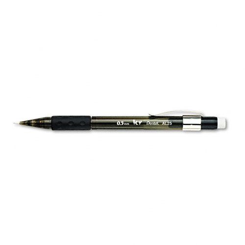 Pentel PENAL25TA Icy Mechanical Pencil  0.50 mm  Transparent Smoke