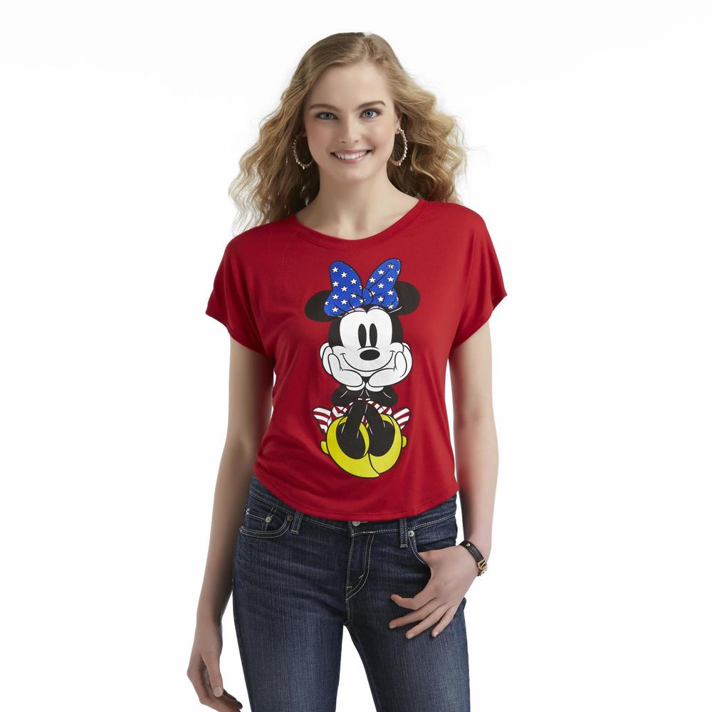 Disney Junior's Short-Sleeve Dolman Top - Minnie Mouse
