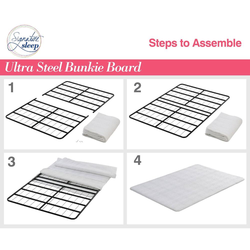 Signature Sleep Ultra Steel Bunkie Board  Multiple Sizes