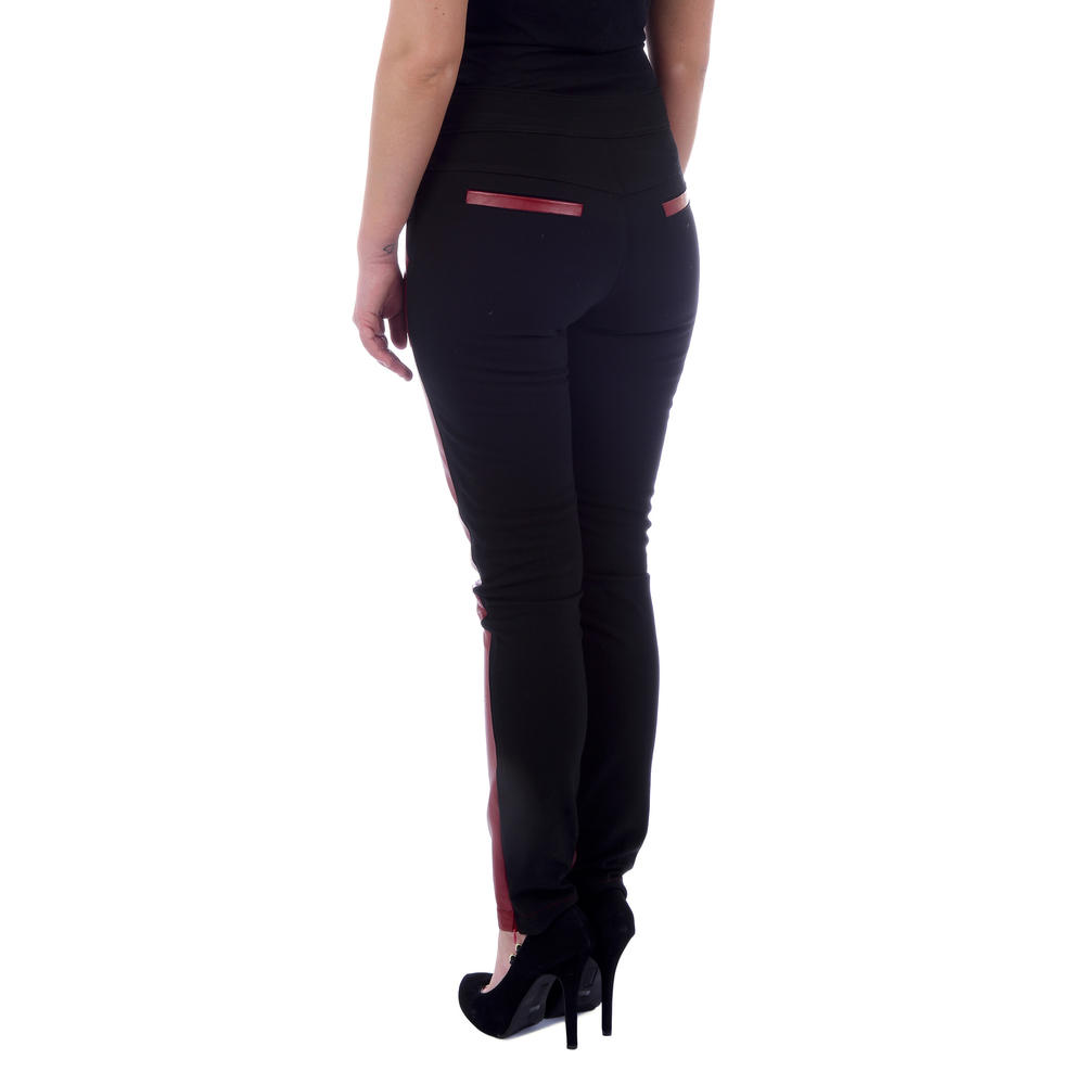 Excelled Women's Plus Leather Pants with Ponte Backing - Online Exclusive