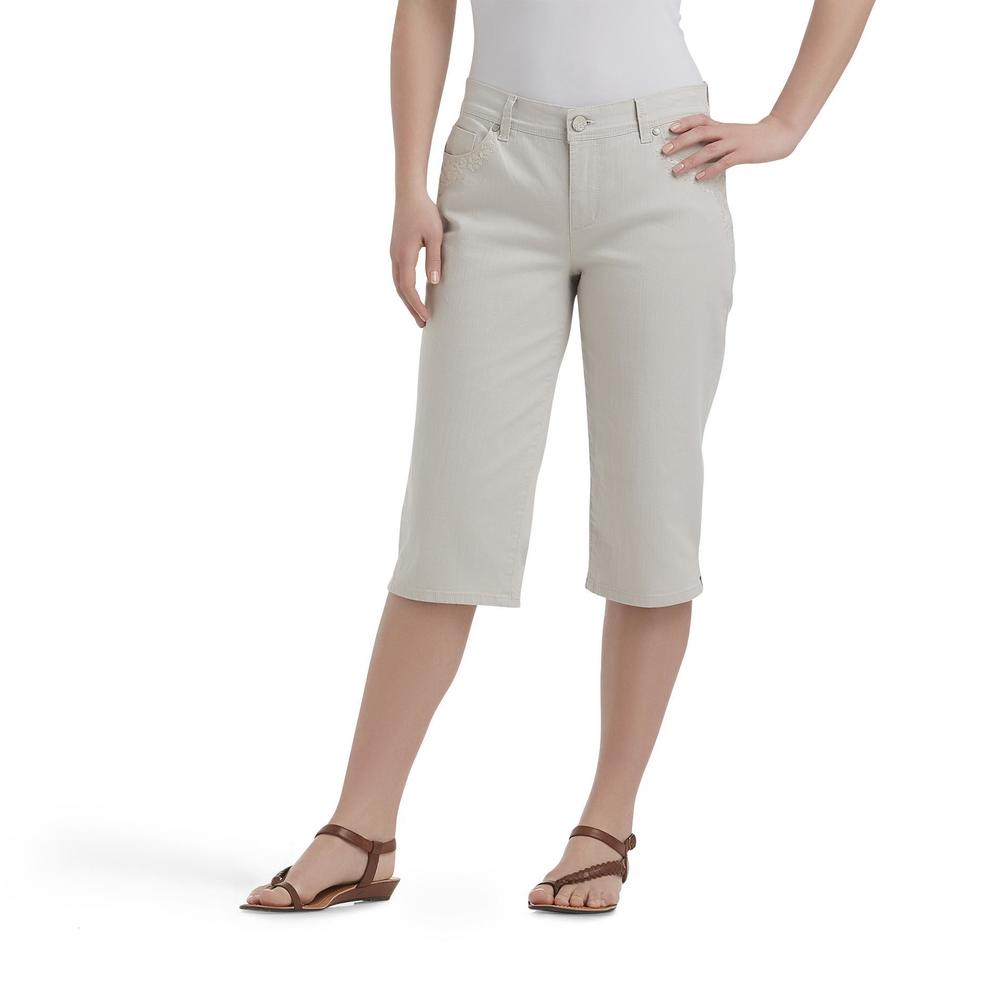 Gloria Vanderbilt Petite's Curvy Fit Skimmer Shorts