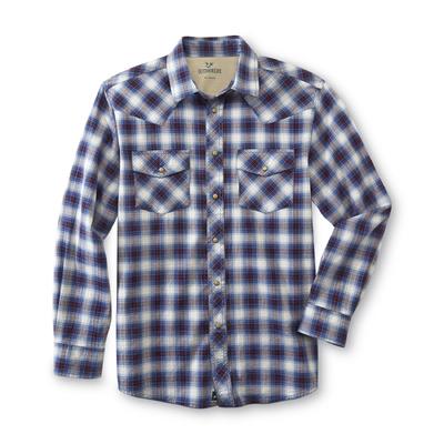 Outdoor Life&reg; Men&#8217;s Long Sleeve Western Shirt-Plaid