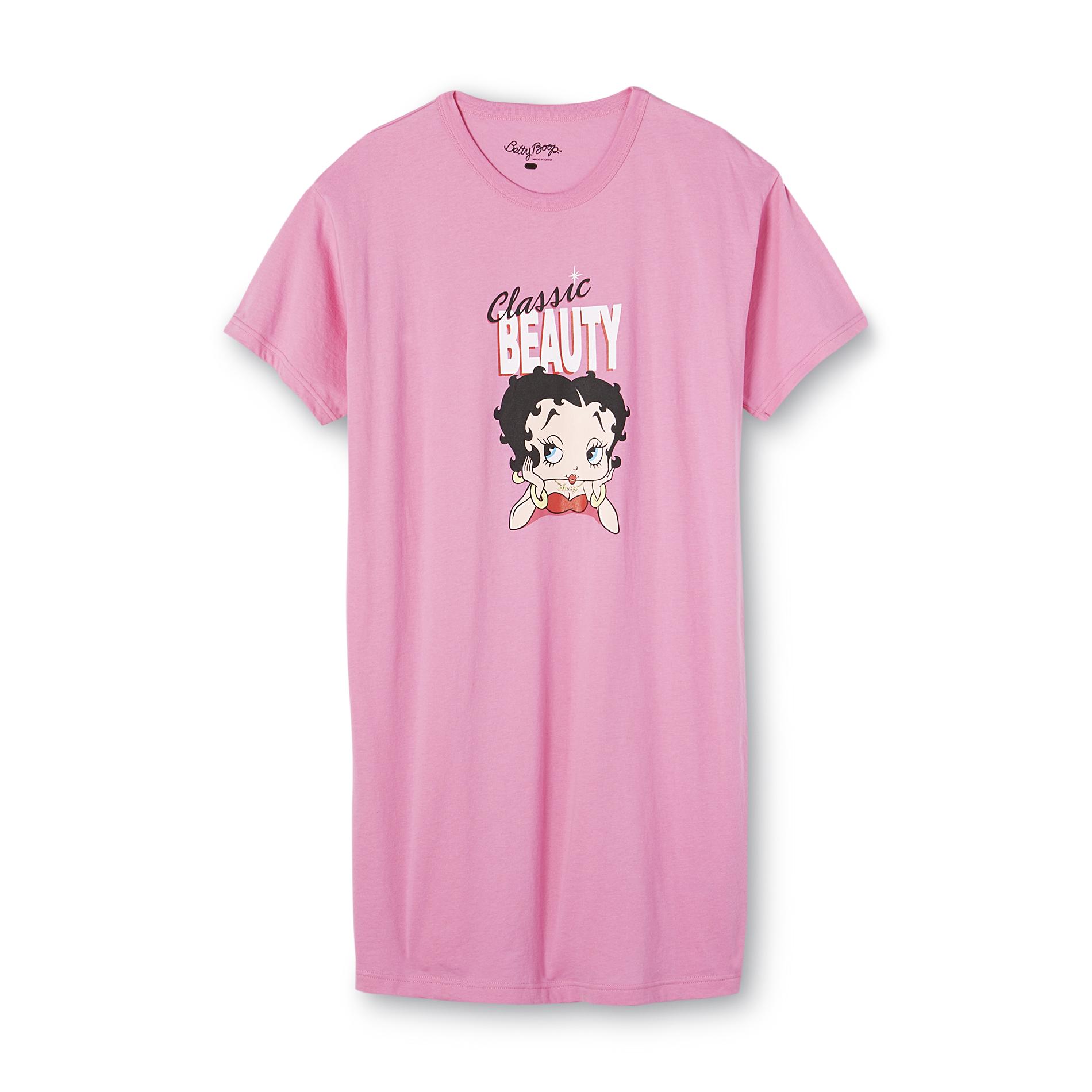 Betty Boop Women's Sleep Shirt - Classic Beauty