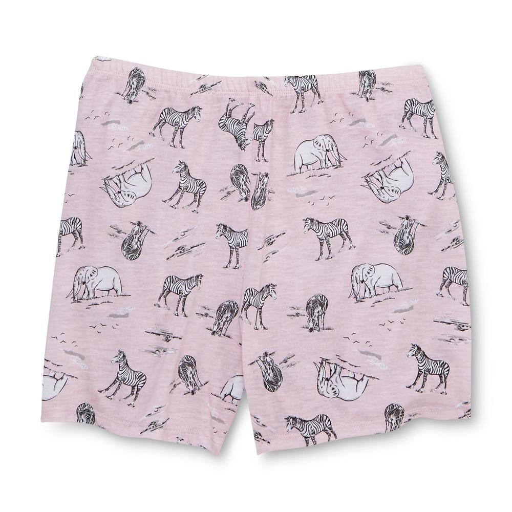 Jaclyn Smith Women's Pajama Shirt  Shorts & Pants -  Animals