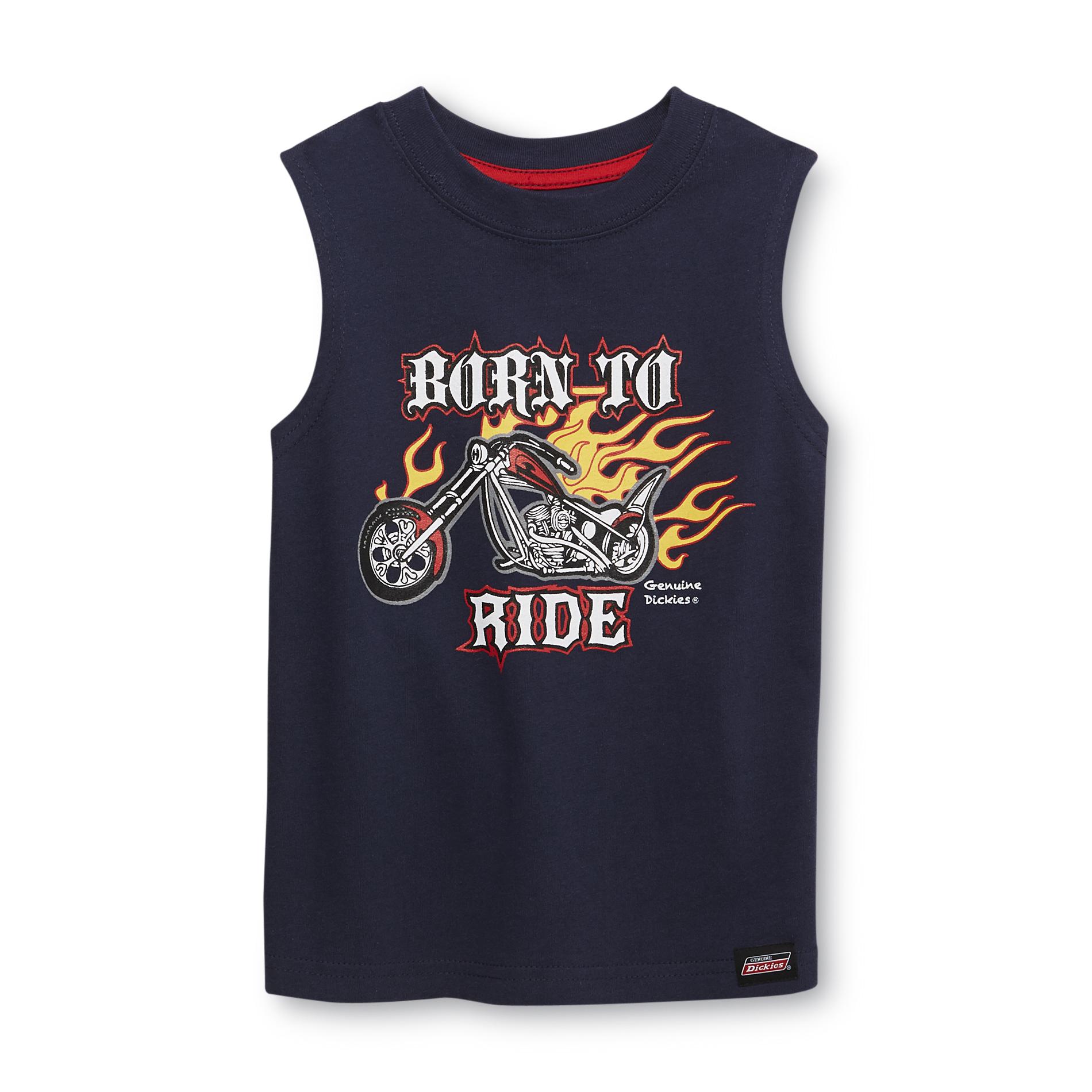 Dickies Infant & Toddler Boy's Graphic Muscle Shirt - Born To Ride