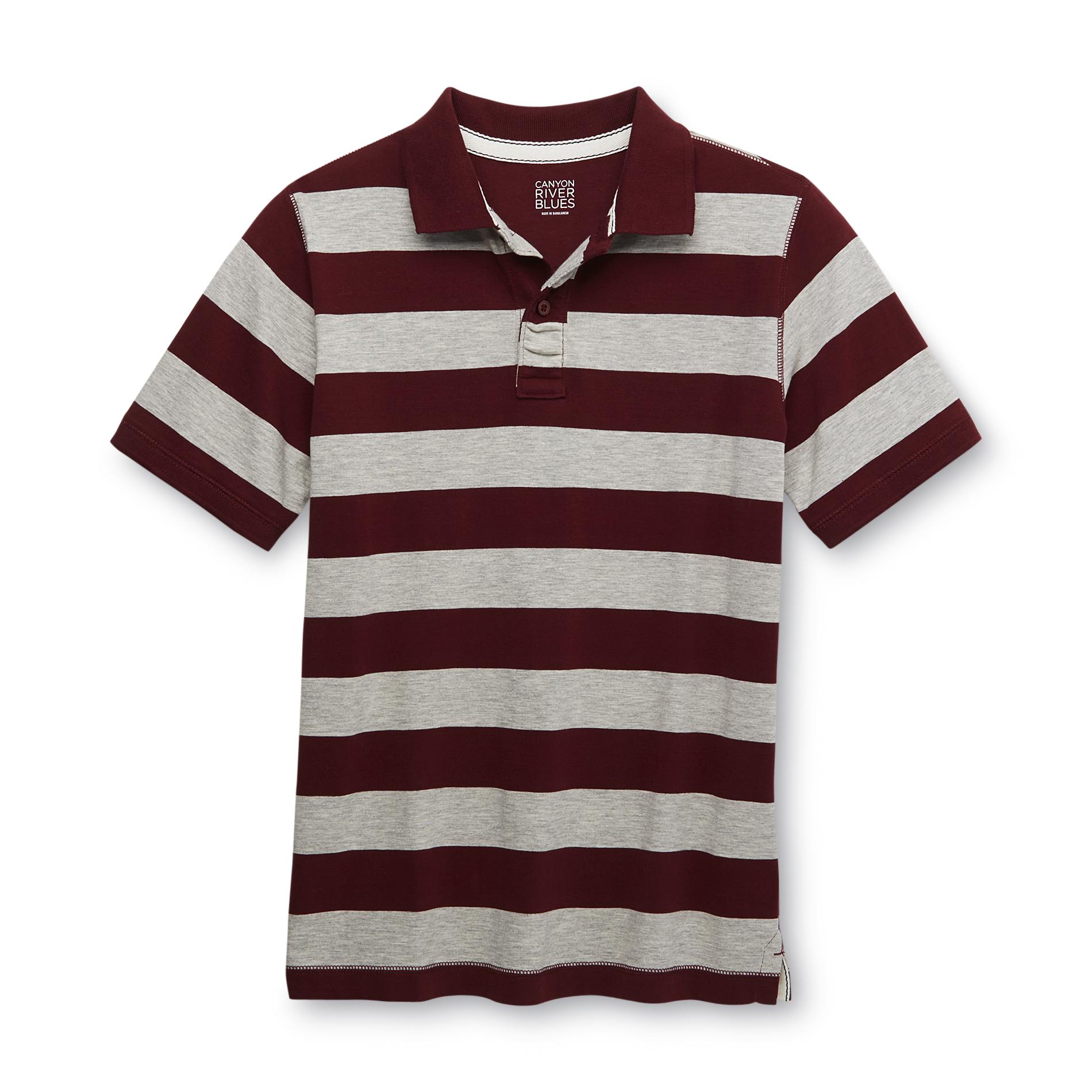 Canyon River Blues Boy's Polo Shirt - Rugby Striped