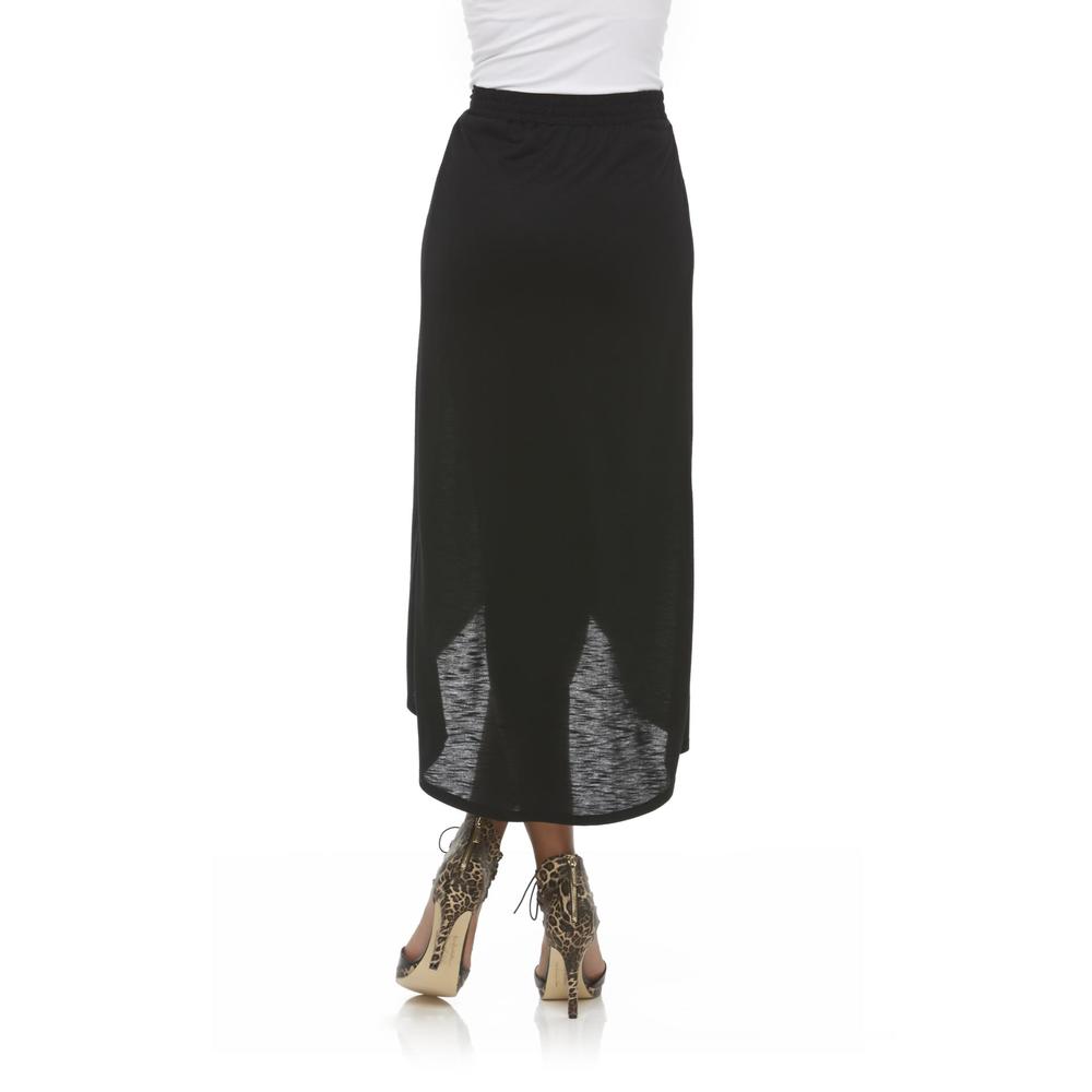 Kardashian Kollection Women's Wrapped Maxi Skirt